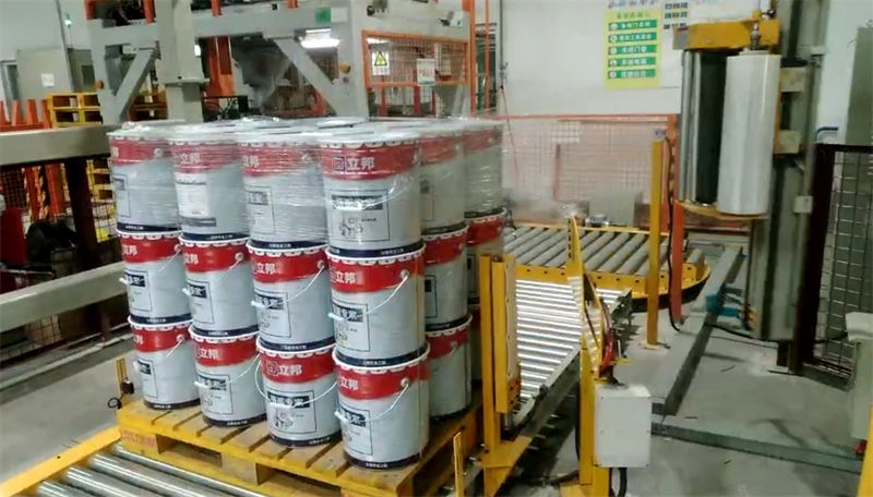 碼垛+纏膜-立邦涂料